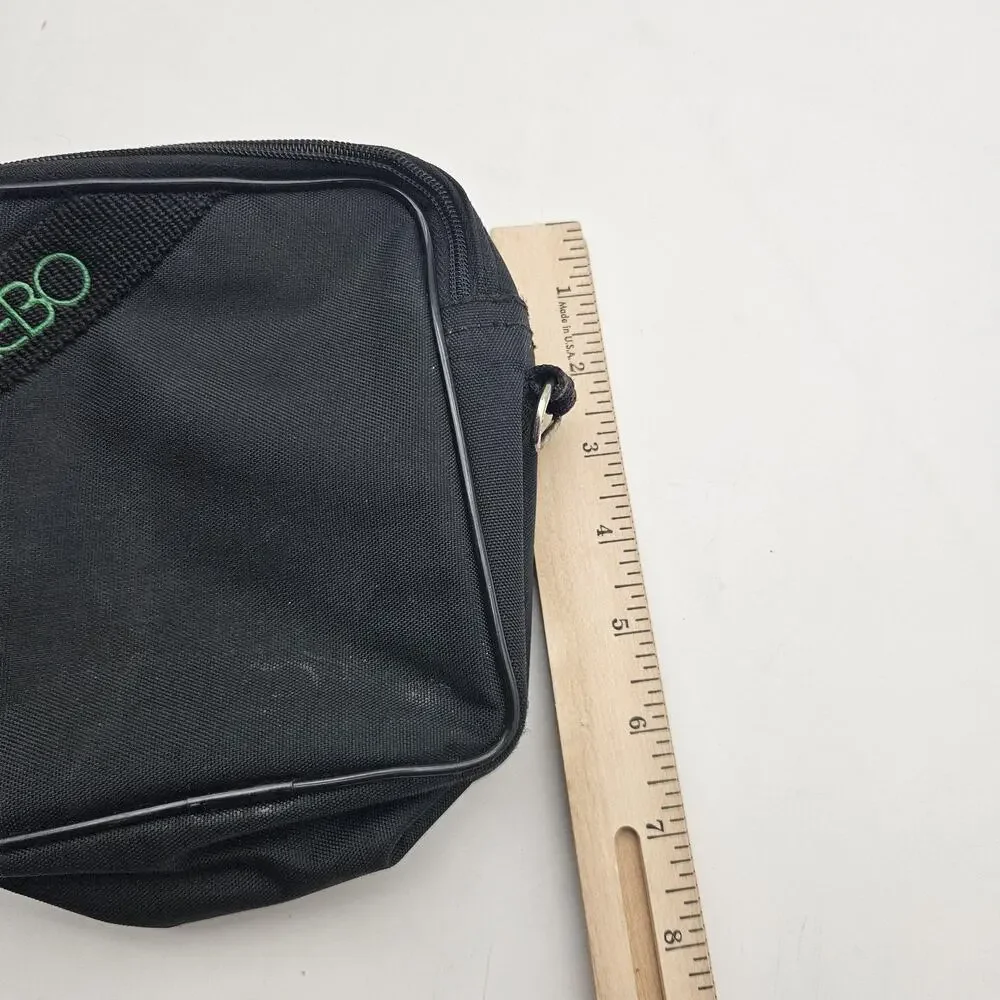 LEBO Camera Case Bag Black Nylon Belt Loop‎ D-Rings Zipper Pocket Compact Carry